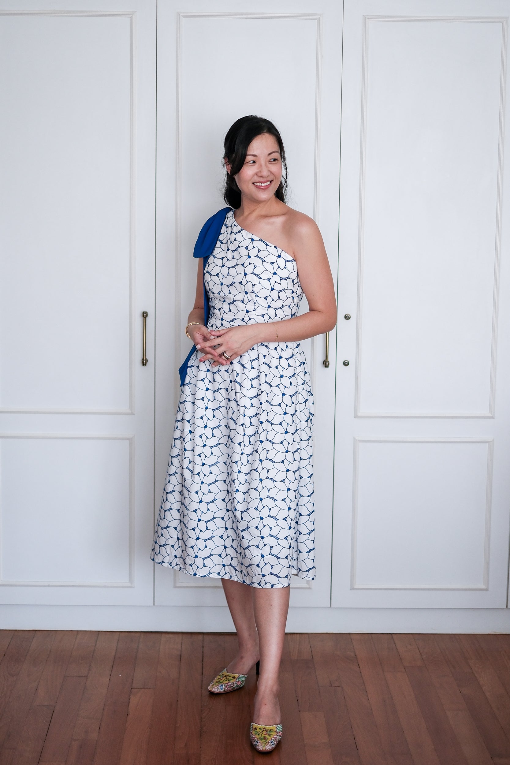 Carrie Lace Toga Dress