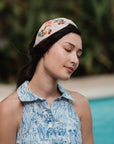 Floral Linen Headband