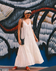 Nassim Embroidery Slip Dress