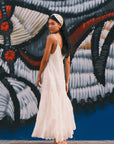 Nassim Embroidery Slip Dress