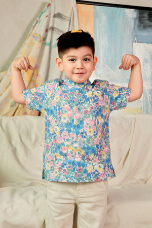 Lil' Man Floret Shirt