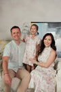 Lil' Elysees Shirt Dress - Pink Toile