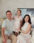 Lil' Elysees Shirt Dress - Pink Toile