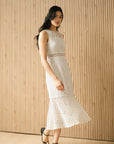 Olympia Midi Dress - White