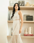 Olympia Midi Dress - White
