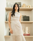 Olympia Midi Dress - White