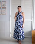 Rhea Maxi Dress - Blue Tropics