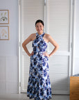 Rhea Maxi Dress - Blue Tropics