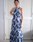 Rhea Maxi Dress - Blue Tropics