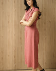 Ellis Midi Jumpsuit - Rust