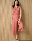Ellis Midi Jumpsuit - Rust