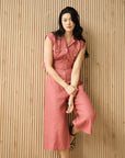 Ellis Midi Jumpsuit - Rust