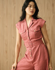 Ellis Midi Jumpsuit - Rust