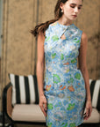 Lotus Jacquard Dress