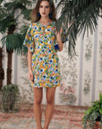 Faye Flutter Sleeves Knot Dress