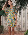 Faye Flutter Sleeves Knot Dress