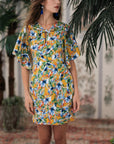 Faye Flutter Sleeves Knot Dress