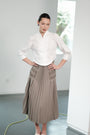 Velda Samfu Shirt - White
