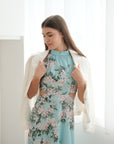 Nola Tailored Blazer - Blush Pink / White / Navy