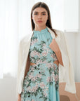Nola Tailored Blazer - Blush Pink / White / Navy