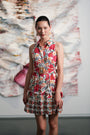 Paradis Halter Shirt Dress