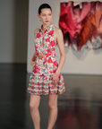 Paradis Halter Shirt Dress