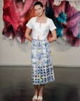 Wonder Skirt - Blueberry Floral / Vintage Floral / Violet Blooms