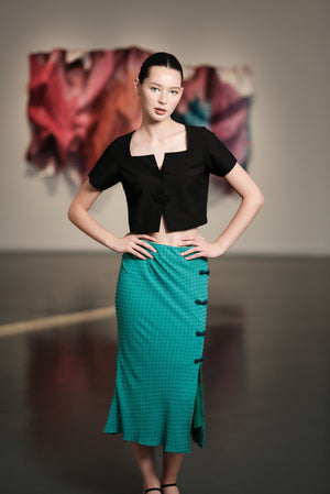 Janella Knot Skirt - Teal