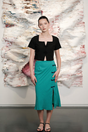 Janella Knot Skirt - Teal