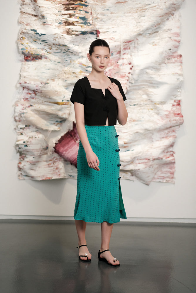 Janella Knot Skirt - Teal