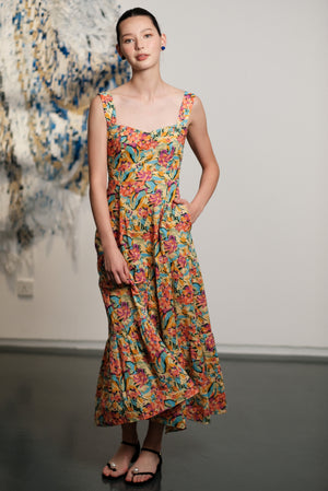 Odelia Maxi Dress - Multicoloured Floral