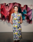 Violette Midi Cheongsam - Tulip Blooms