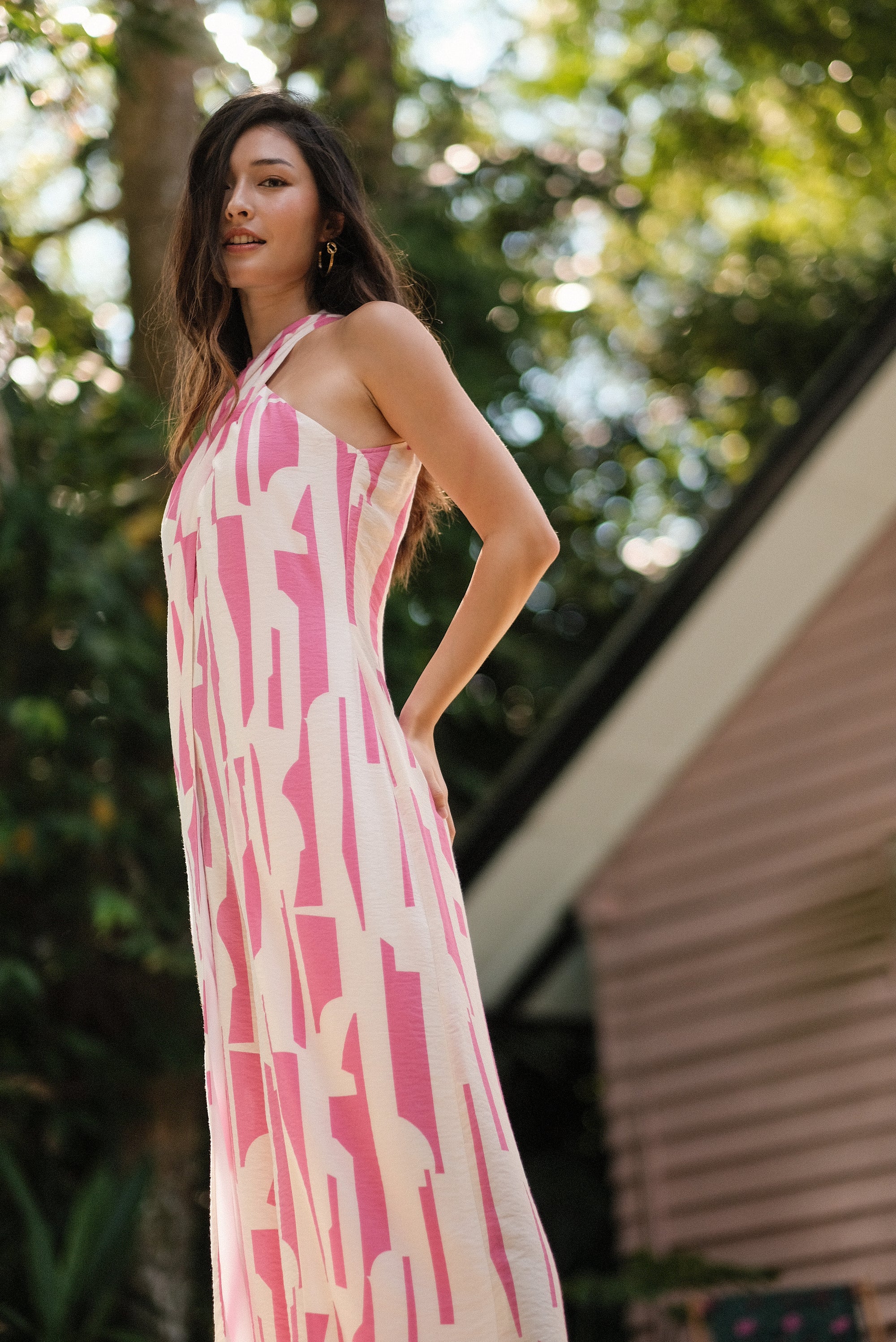 Teagan Halter Maxi Jumpsuit