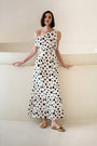 Sorrento Asymmetrical Dress - Black & White