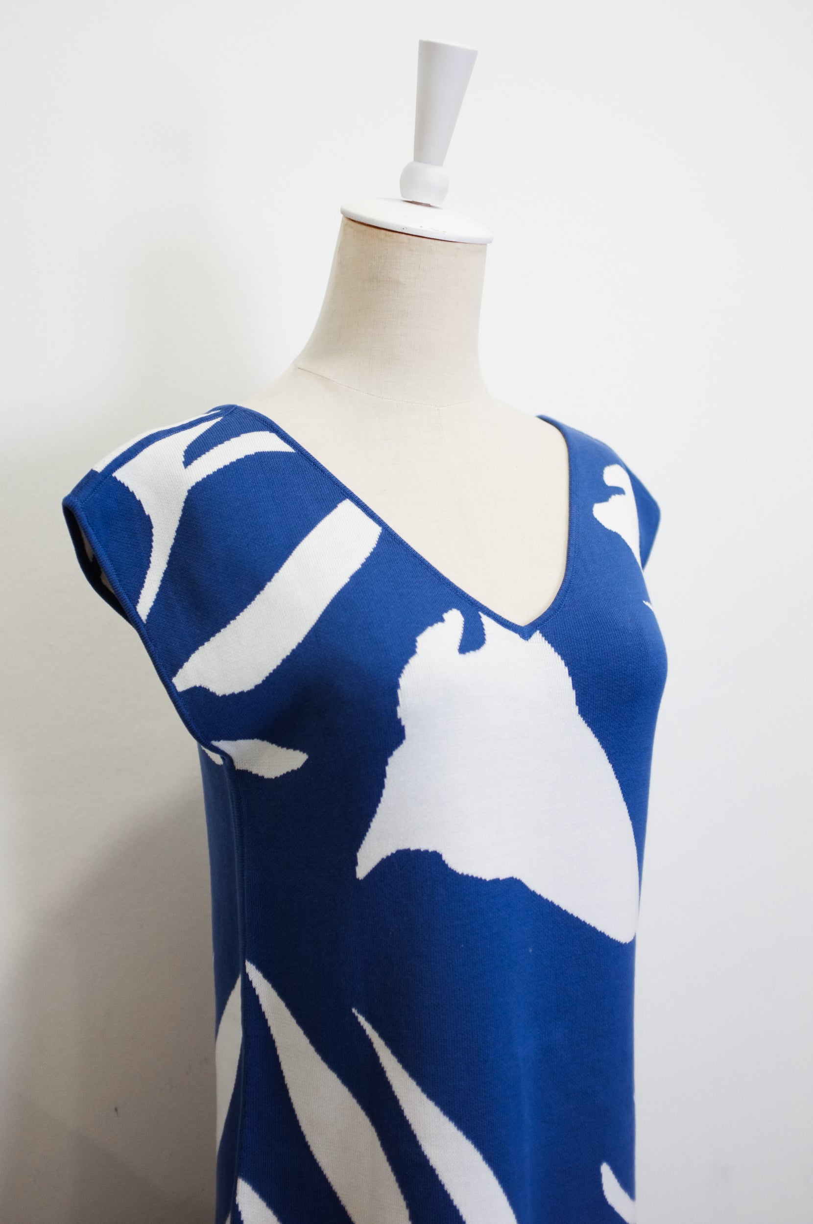 TMP Knits Reversible Two-Piece Pants Set - Blue &amp; White
