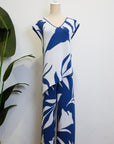 TMP Knits Reversible Two-Piece Pants Set - Blue & White
