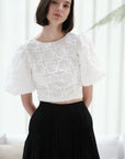 Palazzo Pleated Pants - Black