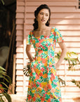 Cyndi Convertible Maxi Dress - Tropicana