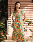 Cyndi Convertible Maxi Dress - Tropicana