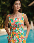 Cyndi Convertible Maxi Dress - Tropicana