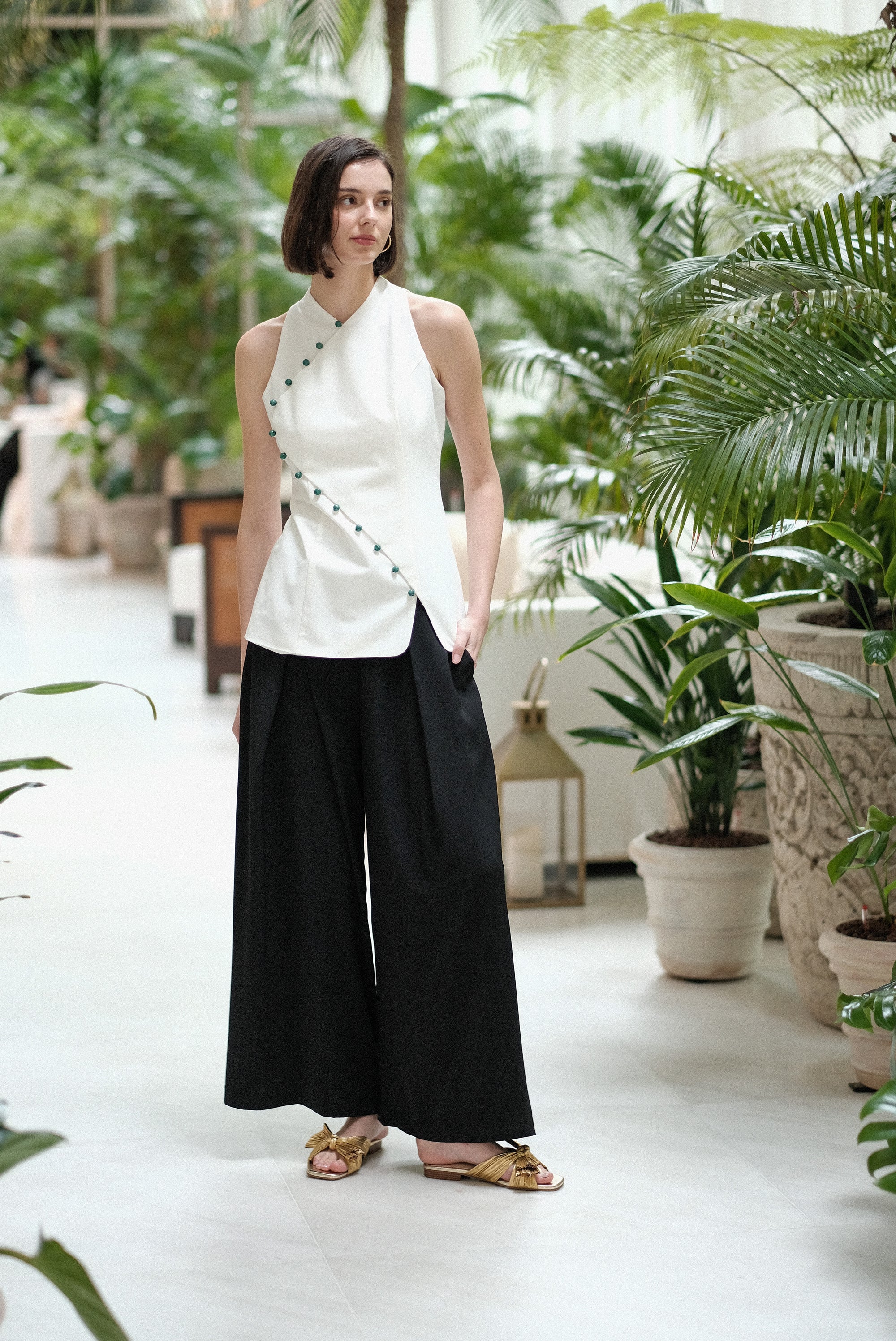 Donna Cheongsam Top