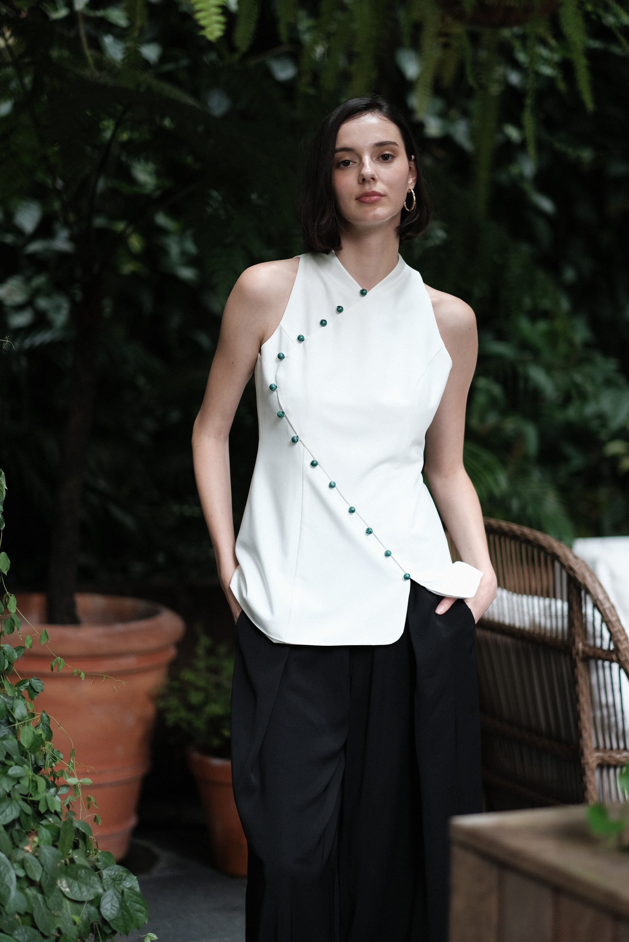 Donna Cheongsam Top