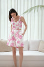 Abbey Shorts Set - Pink Floral