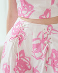 Abbey Shorts Set - Pink Floral