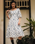 Josie Dress - Blue Blooms