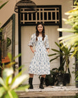 Josie Dress - Blue Blooms