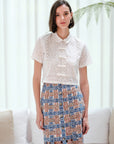 Wonder Skirt - Blueberry Floral / Vintage Floral / Violet Blooms