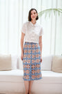 Wonder Skirt - Blueberry Floral / Vintage Floral / Violet Blooms
