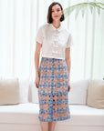 Wonder Skirt - Blueberry Floral / Vintage Floral / Violet Blooms