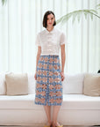 Wonder Skirt - Blueberry Floral / Vintage Floral / Violet Blooms